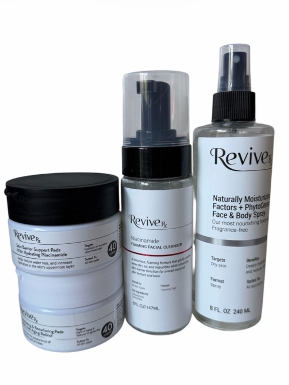 ReviveRx 4pc Niacinamide Skincare Set-NEW!